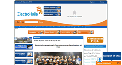 Desktop Screenshot of electrohuila.com.co